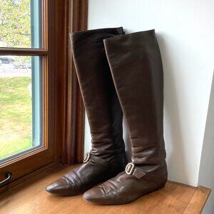 Vintage Manolo Blahnik Boots (Size 40.5)